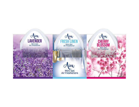 Mini Gel Air Freshener 3pk