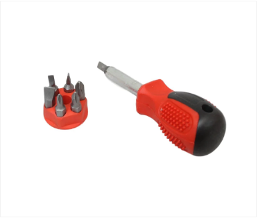 Mini Interchangeable Screwdriver DIY Screw Drilling Set 12cm