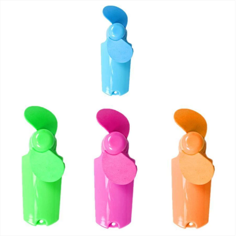 Mini Portable Pocket Fan Cool Air Hand Held Battery Travel