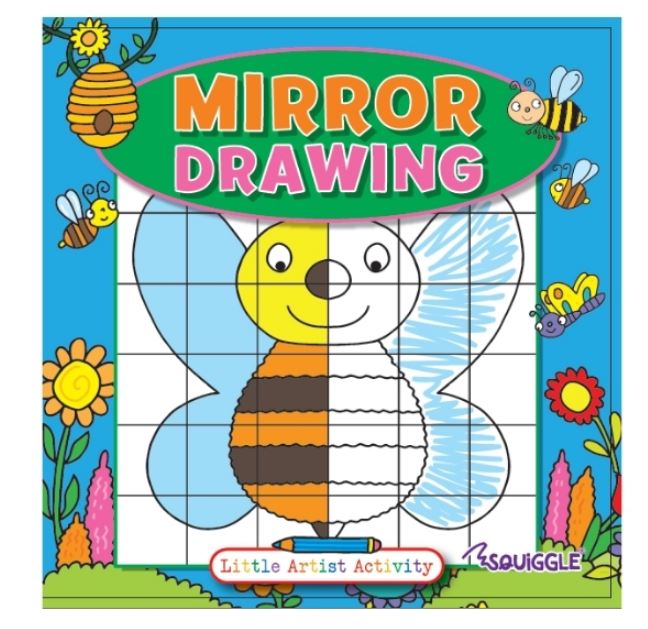 Mirror Drawing Activity Book 21x21cm