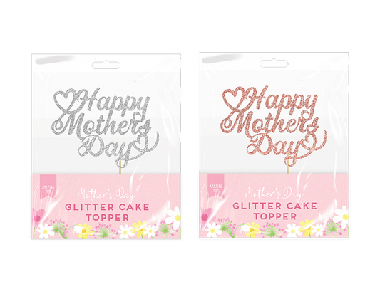 Mother's Day Glitter Cake Topper 21.5cm