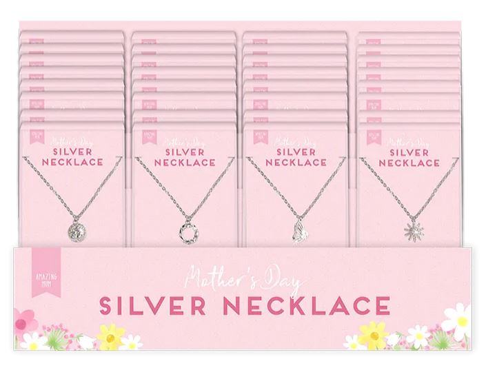 Mother's Day Silver Necklaces PDQ