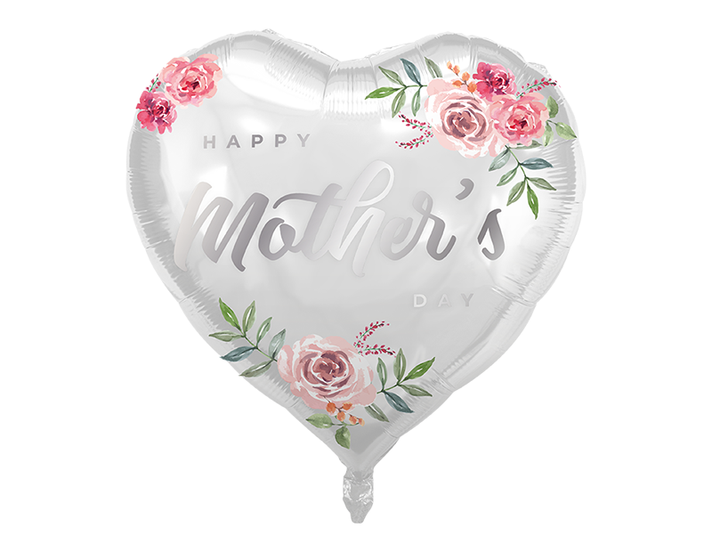 Mother's Day Heart Foil Balloon 18"