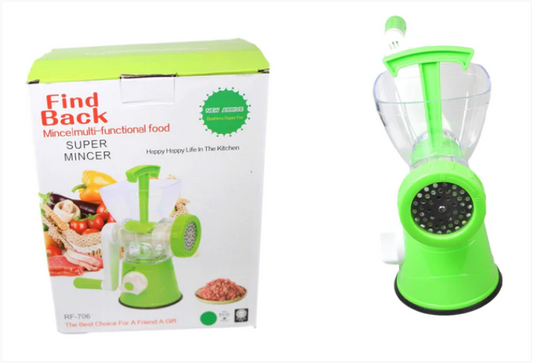 Multi-Functional Food Super Mincer Green 588g 25x10.5cm