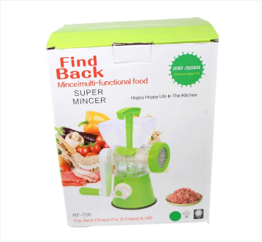 Multi-Functional Food Super Mincer Green 588g 25x10.5cm