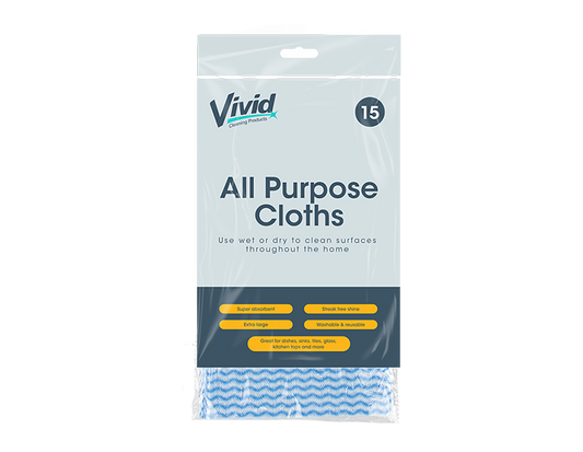 Multi Purpose Cloths 15pk