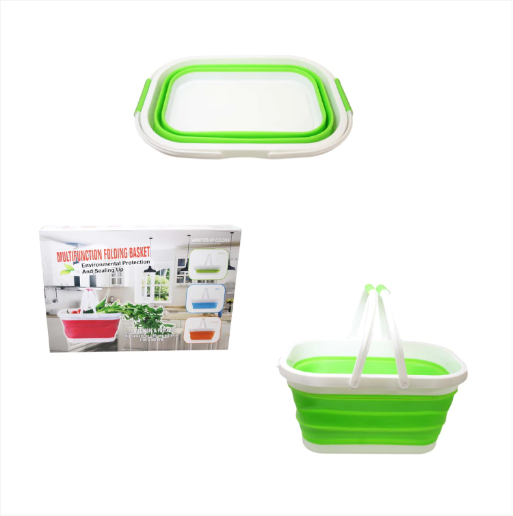 Multifunctional Folding Basket Retractable and Portable High Elasticity Silicone