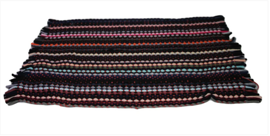 Multipurpose General Cloth Attached Rug Stretchy Assorted Colour Rug 38 x 59cm