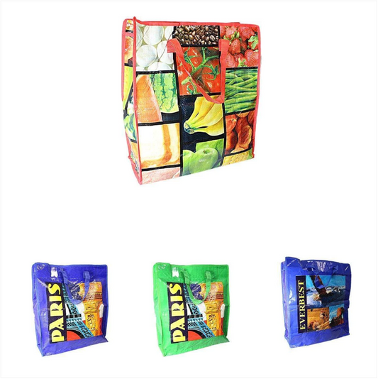 Multipurpose Printed Storage Laundry Shopping Travel Bags Size Small 45cm x 40cm