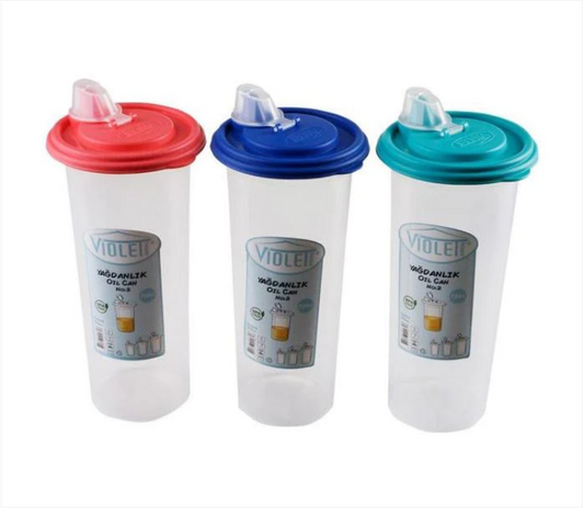 Multipurpose Use Liquid Measuring Bottle Drinking Bottle Oil Can Style 750ml x 1