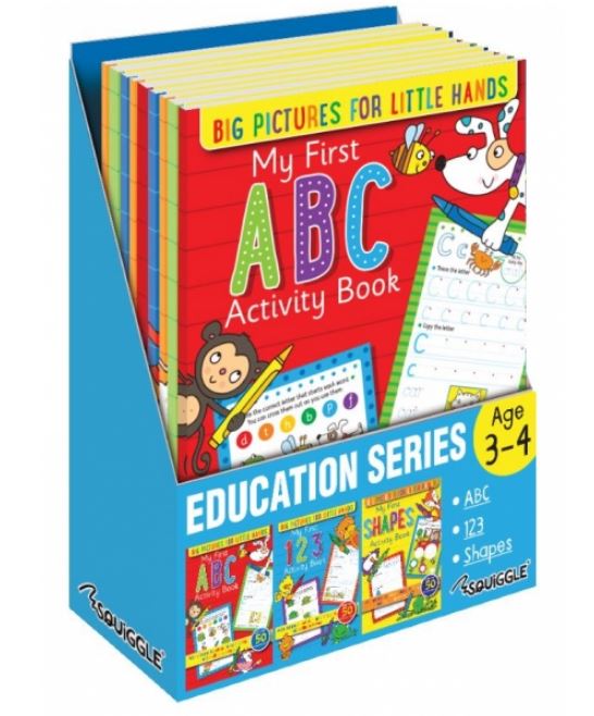 My First ABC/123/Shapes Activity Books in CDU
