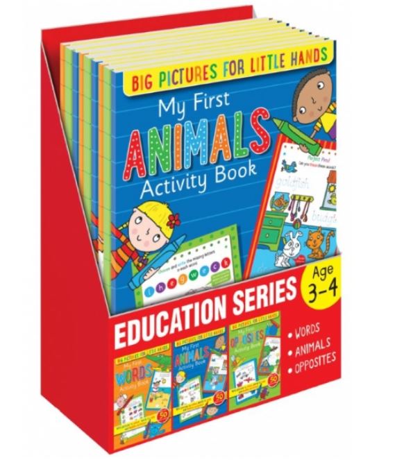 My First Words/Opposites/ Animals Activity Books in CDU