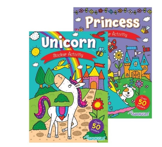 My Fun Sticker Activity Book Unicorn & Princess