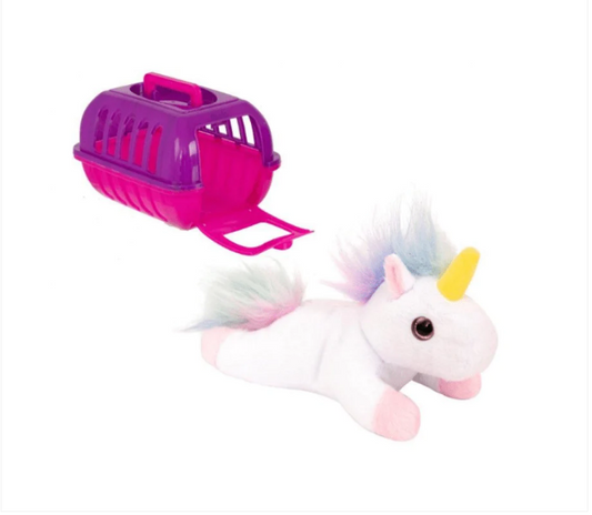 My Pet Unicorn Pet Care Case With Fluffy Unicorn Daycare Pet