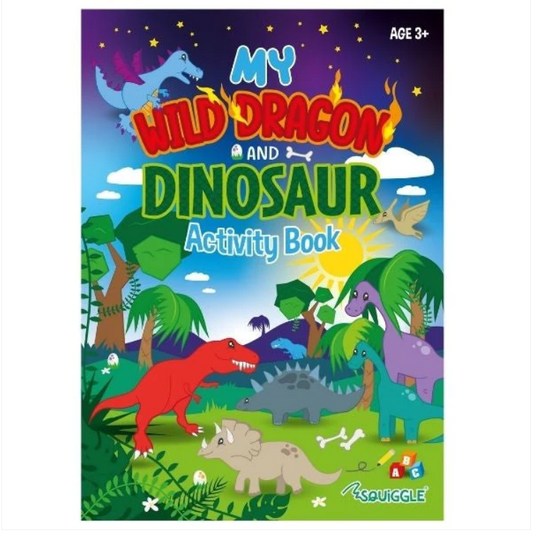 My Wild Dragon & Dinosaur All-In-One Activity Book