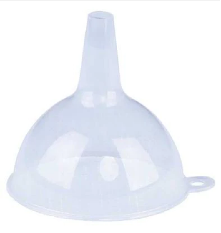 NO 3 Liquid Pouring Plastic Funnel Oil Water Petrol Funnel Random Colour Sent 1 Pc 17 x 16cm