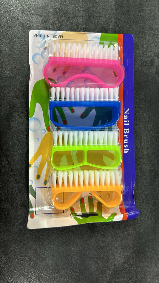 Nail Brushes with Plastic Handle For Cleaning Nails