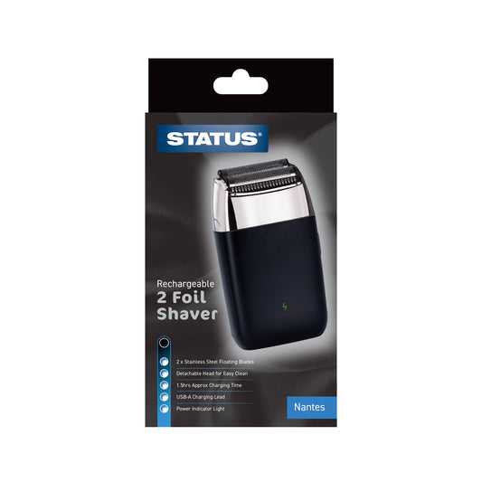 Nantes - Black - Rechargeable Hair Shaver - 1 pk - in Glossy Retail Box