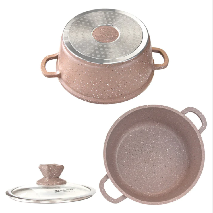 Nea Marbell Diecast Stockpot Set 5pc Marfill