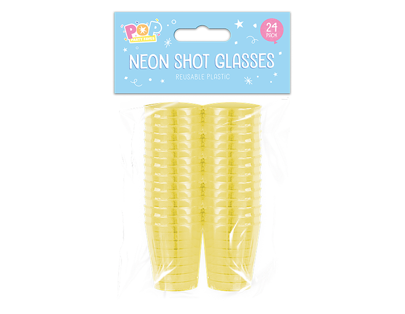 Neon Shot Glasses 24pk