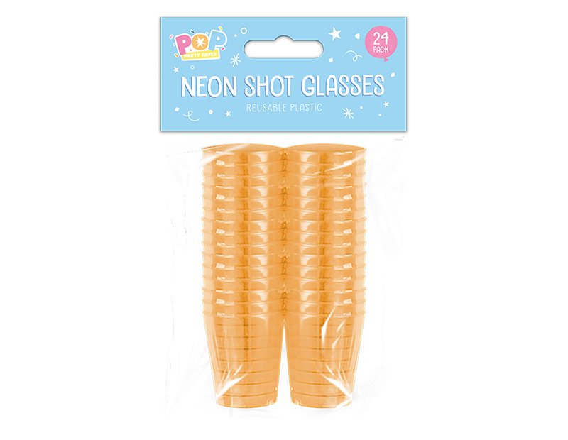 Neon Shot Glasses 24pk