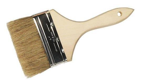 New DIY Wooden Paint Brush Household Use Large Brush 4''