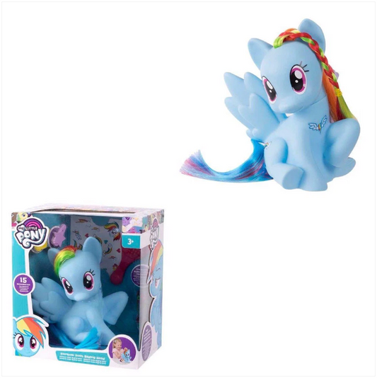 New Kids My Little Pony Rainbow Dash Styling Head Doll With Accessory