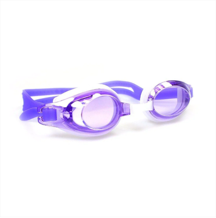 New Stylish Comfortable Swimming Goggles In Assorted Colours With Nose Clip