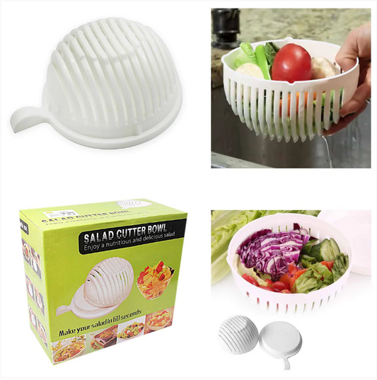 No Hassle Salad Cutter Bowl Make Salad In 60 Seconds
