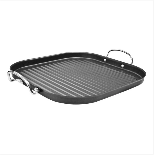 Non-stick Grill Hot Plate Toastie Kitchen Grill With Handles 33.4 x 29 x 5cm
