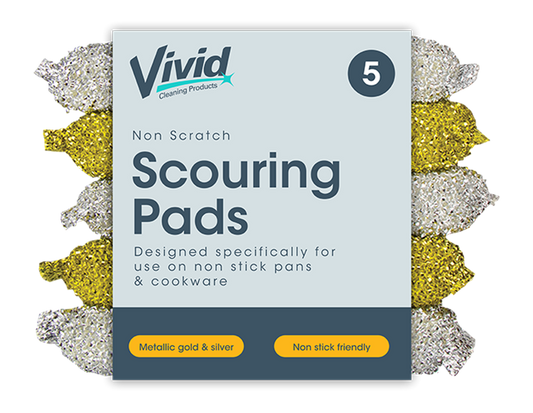 Non Scratch Scouring Pads - 5 Pack