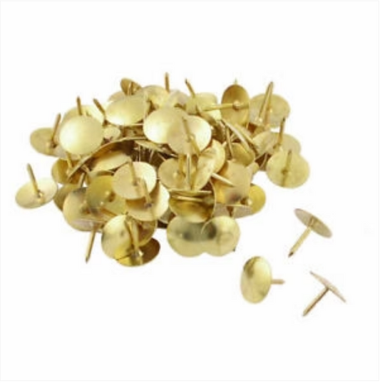 Office Push Pins Gold Pack of 200