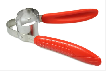 One Step Corn Peeler Thresher Tool Kitchen Cob Kerneler Cutter Stripper Red