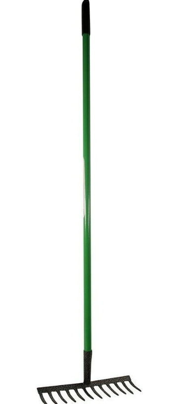 Outdoor Metal Garden Rake 12 Teeth Comb 130 cm