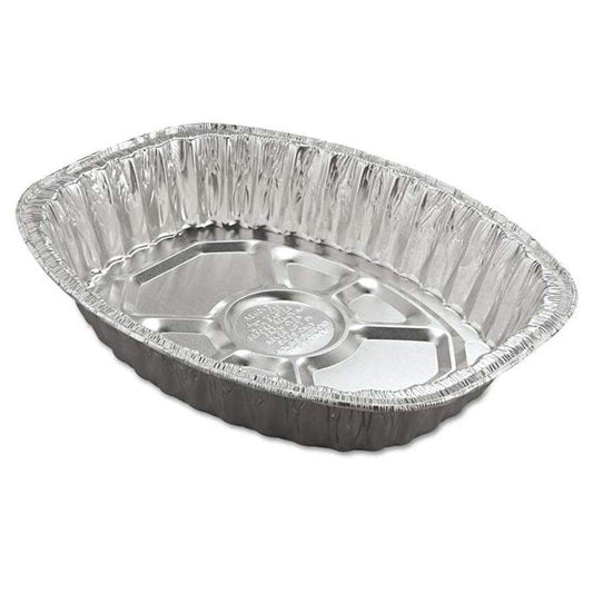 Oval Aluminium Foil Roasting Tray 46 x 36 cm