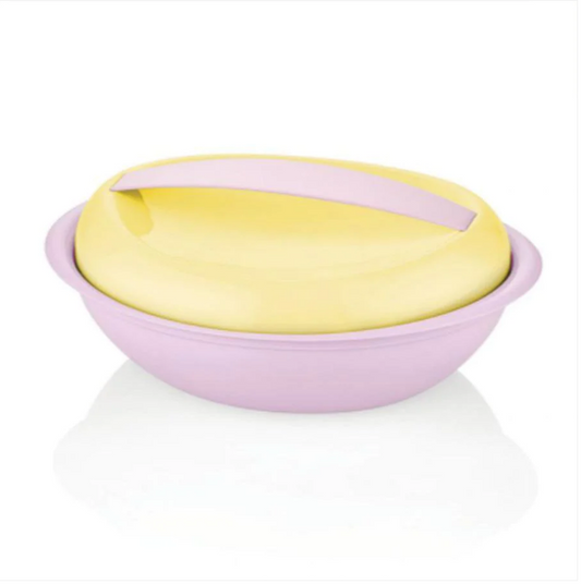Oval Food Storage Container Plastic Assorted Colours 900ml