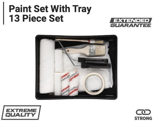PAINT SET WITH TRAY 13 PIECE SET