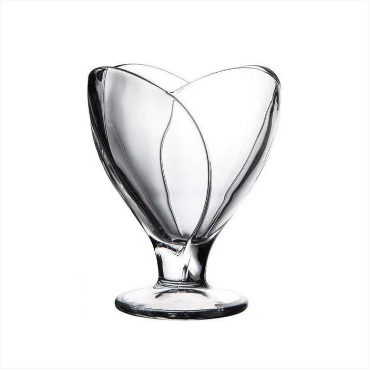 PB Fancy Glassware High Quality Iceville Ice Cream Vase Cup 2 Pack Glassware Home