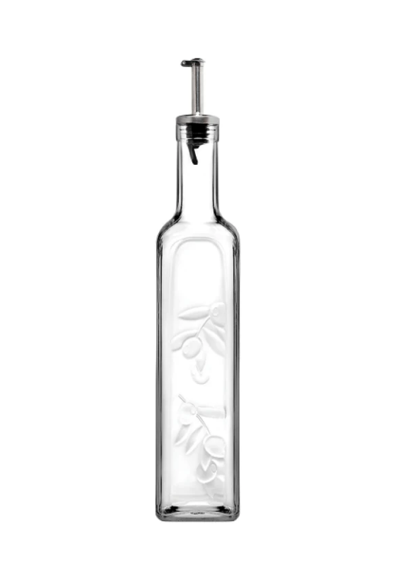 PB Oil / Vinegar Glass Bottle with Metal / Silicone Gasket 0.5L