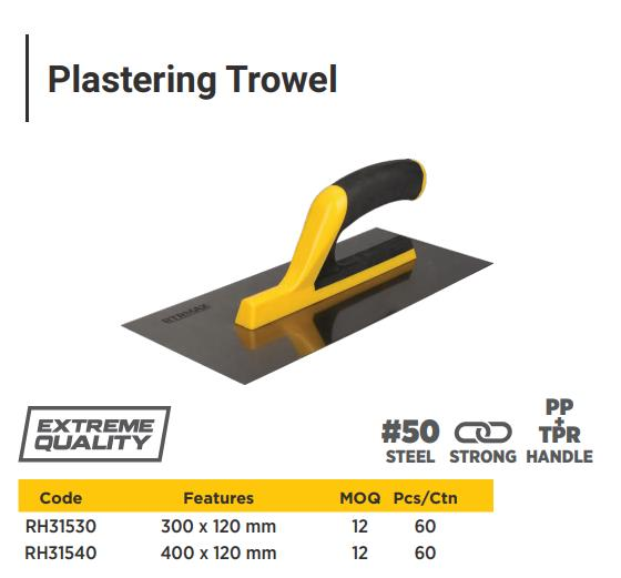 PLASTERING TROWEL 400MMx120MM