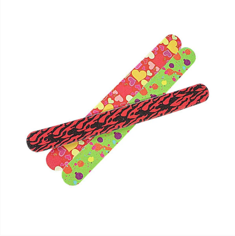 Pack Of 3 Nail Filer In Assorted Colours 18cm