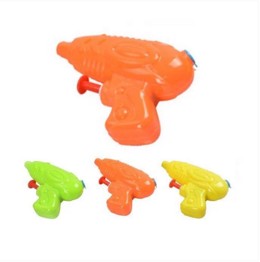 Pack Of 3 Small Sized Children's Water Gun Assorted Colours Outdoors Toys