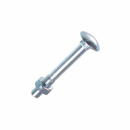 Pack of 3 Value Pack Cup Square Bolts and Nuts M8 X 80