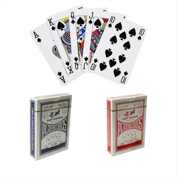 Pack of Classic Playing Cards Assorted Colours