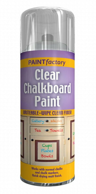 Paint Factory Clear Chalk Board Spray Paint 400ml