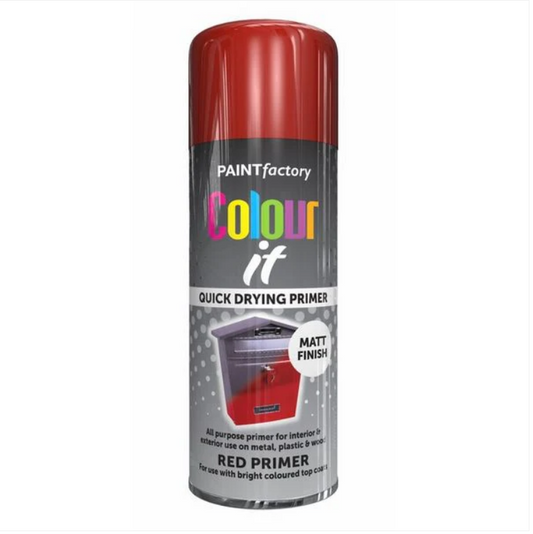 Paint Factory Colour It Red Primer Matt Finish 400ml