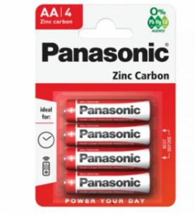 Panasonic Zinc AA 4 Pack