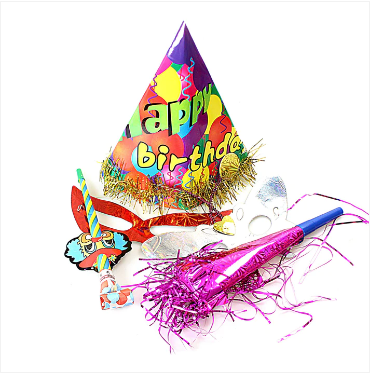 Paper Birthday Party Hat Set Assorted Designs