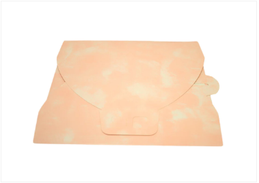 Paper Cake Box Pink/Gold Festive Square Easy Assemble Cake Box
