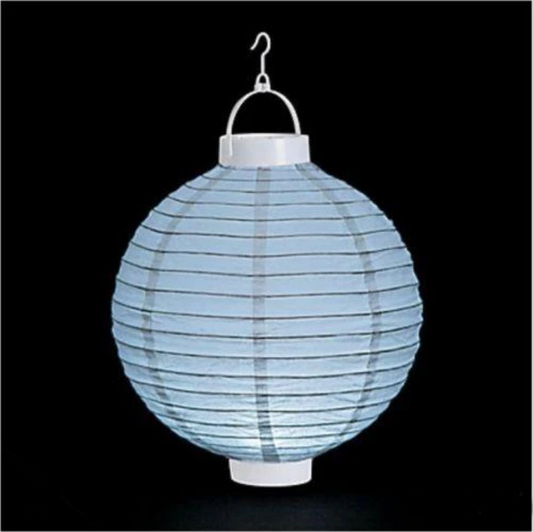 Paper Lantern Decoration 20 cm Battery Operated Assorted Colours
